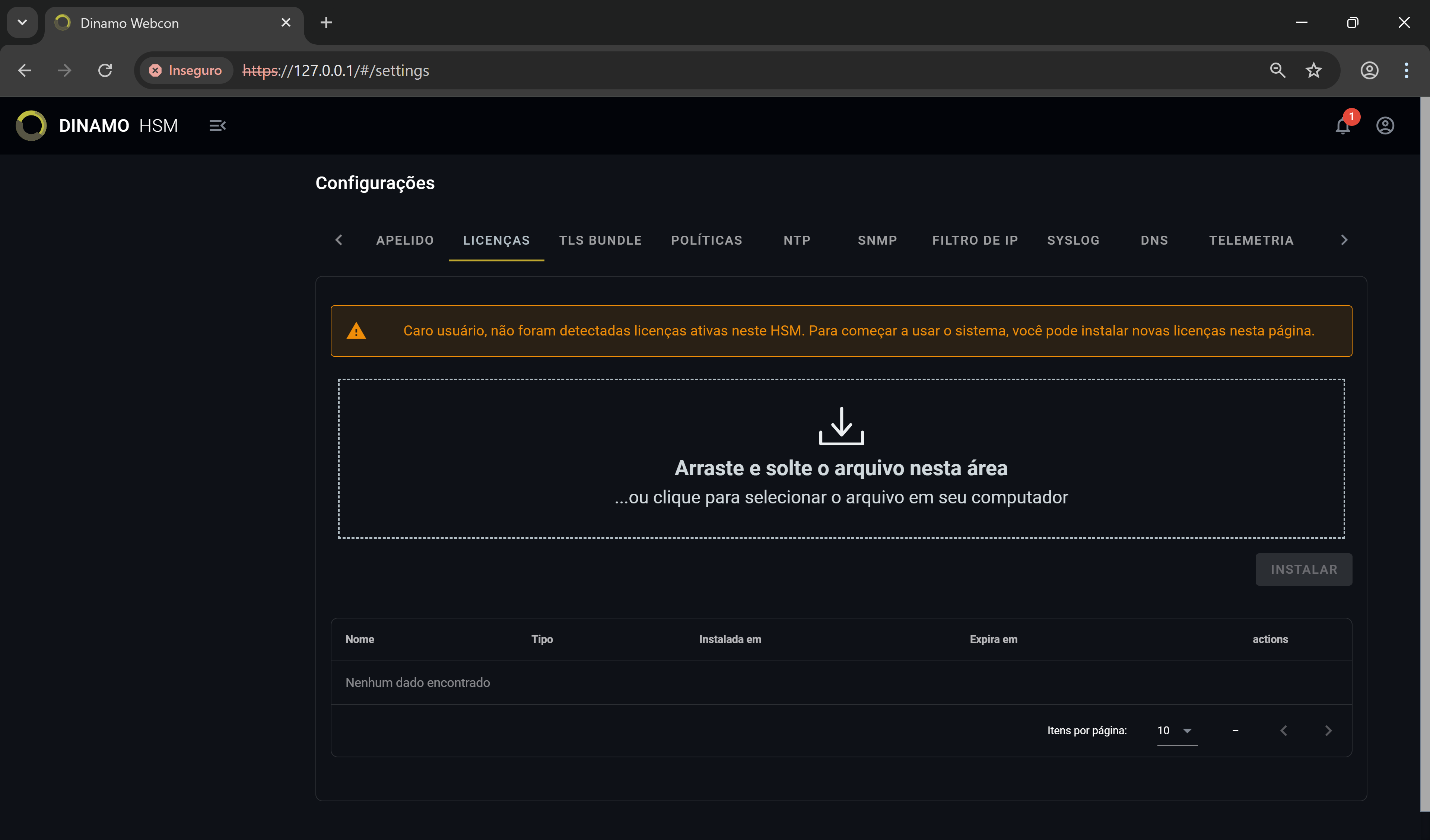Console Install Lic